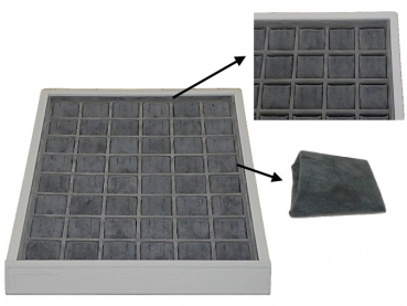 48 Paar Ohrringe auf Kartuschen, Höhe Front/Lade 30/23 mm